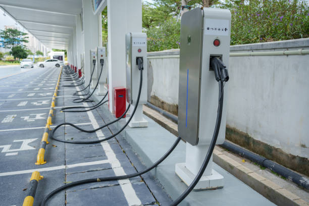 istock Electric vehicle charging station 2182553620