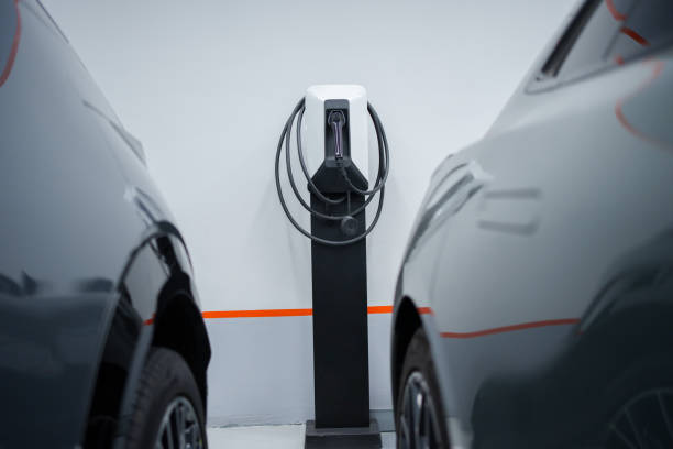 istock Electric vehicle charging pile 2182554028