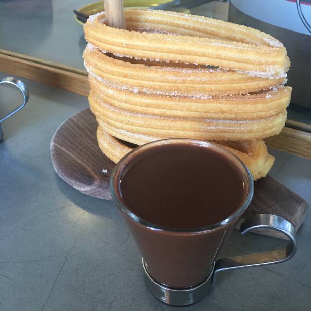 Churros with Chocolate Sauce