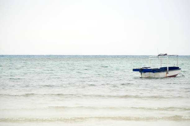 unused boat on the beach