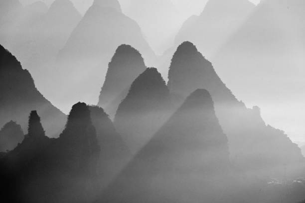 Asia,China,Guilin,Yangshuo,Xingping,Xianggong hill.Yangshuo is a world famous tourist resort.Yangshuo is a county of guilin prefecture.Guilin karst has been included in the world heritage list.Here the Li River snakes through a fairy-tale landscape of conical limestone peaks,its smooth waters exquisitely mirroring the magical.Stand at the top of the hill to see the Lijiang River,Lijiang River and its tributaries,the shuttle in the ShiShanfeng forest,mountains and water and hold,very beautiful.Beautiful Lijiang River,is the world's largest and most beautiful karst landscape scenic resort.It's the most beautiful landscape waterway has about 15 km.Large numbers of tourists visit the Li river by yachts every year.