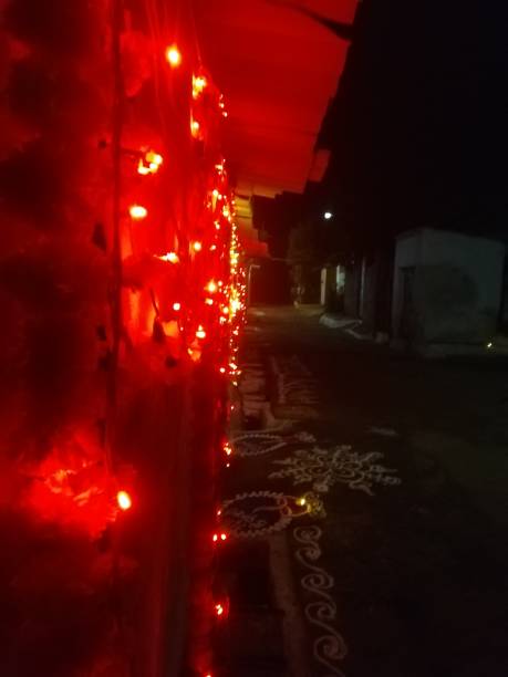 istock The red lighting view on the wall 2182593635