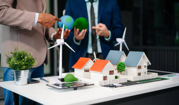 istock Business team people planning hand using laptop for working technology and business Net zero and carbon neutral concept.NET ZERO 2182598093