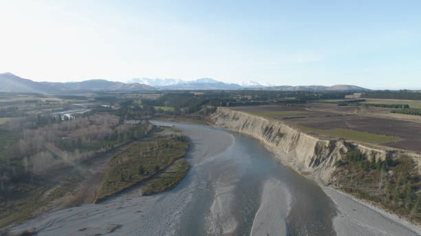 istock An drone photo of Rangitata River 2182600863