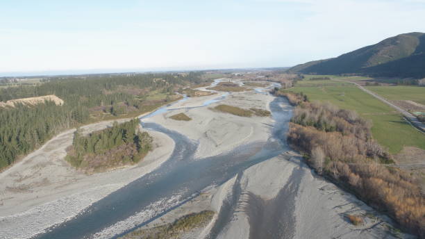 istock An drone photo of Rangitata River 2182600924