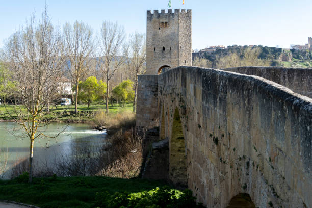 istock Medieval stone bridge in Frias, Spain 2182603016
