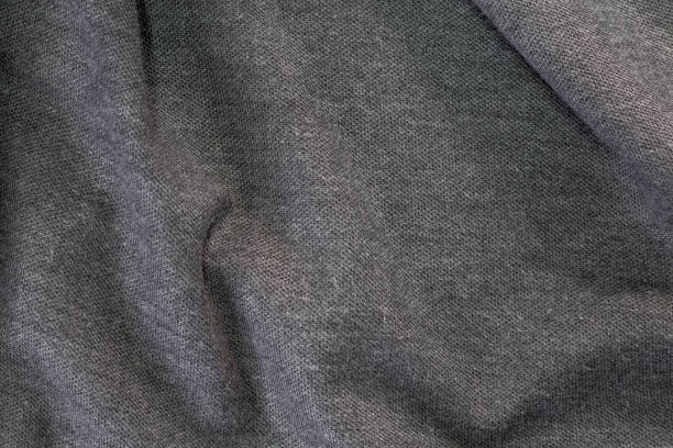 istock Abstract fabric background, Grey fabric cloth background, texture of crumpled Grey fabric background 2182606513