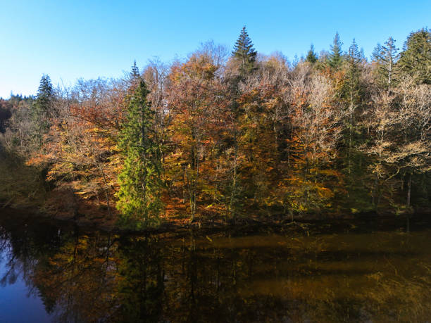 Fall colors at Mont Tremblant National Park, Quebec, Canada