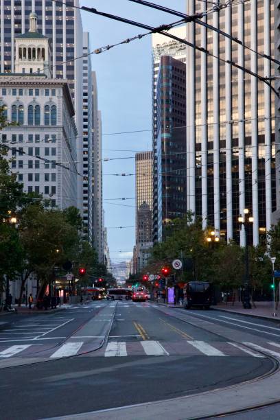 istock Busy street scene in San Francisco 2182625240