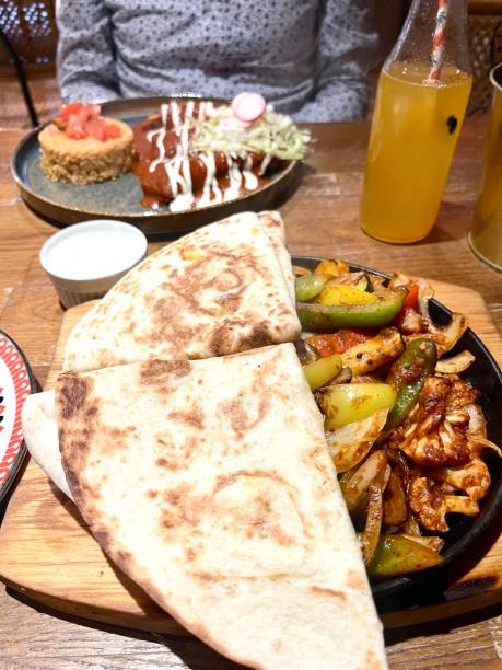 istock Flat lay Mexican food 2182627843