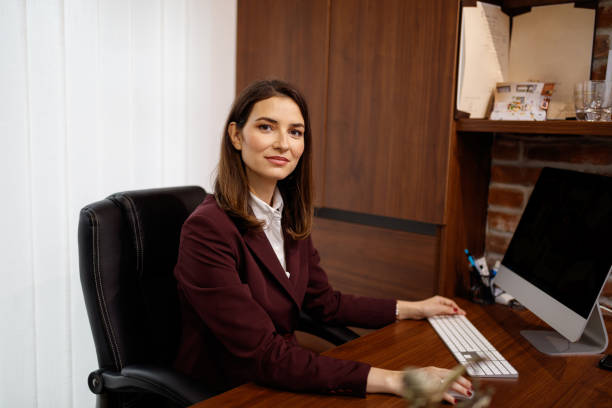 istock Lawyer at the office 2182628930