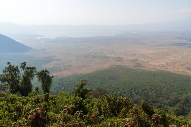 istock Looking out over the Ngogorgor crater 2182637385