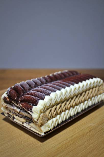 Japanese chocolate ice cream cake