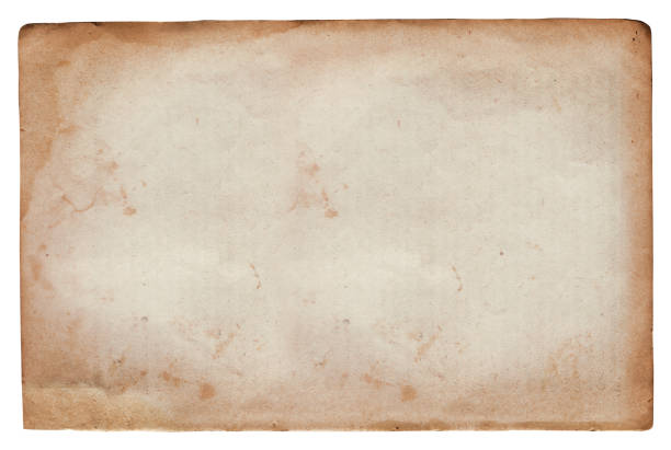 istock Vintage background of old ancient torn paper texture isolated 2182639341