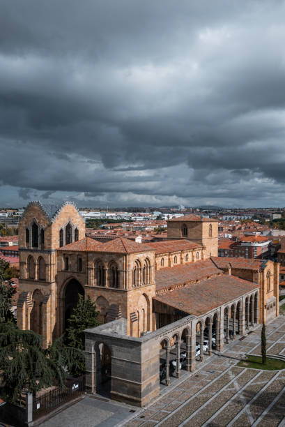 San Vicente de Avila cathedral, old medieval historical building