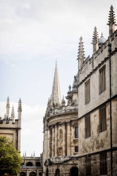 istock Historic Oxford University architecture with spires. 2182652723