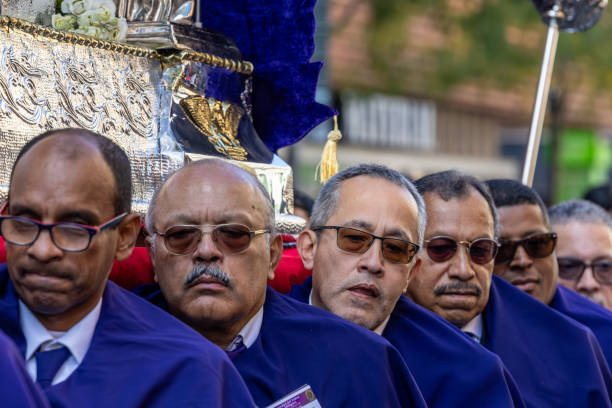 Procesión de Semana Santa en España.