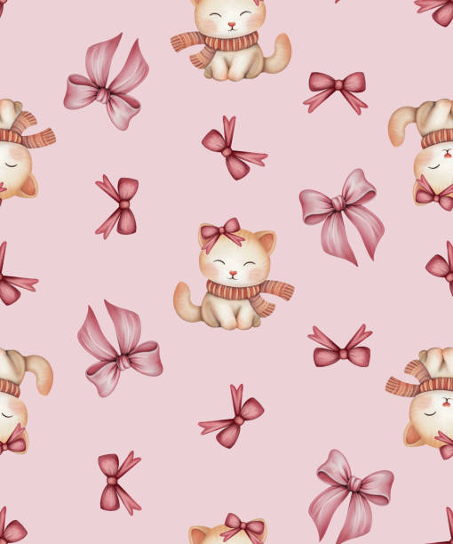 Free Stock Photo of Cat with pink bow | Download Free Images and Free ...