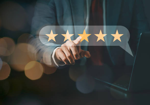 istock Service concept satisfaction survey, satisfaction measurement survey, feedback rate, quality feedback, business reputation ranking, 5 star rating 2182662760