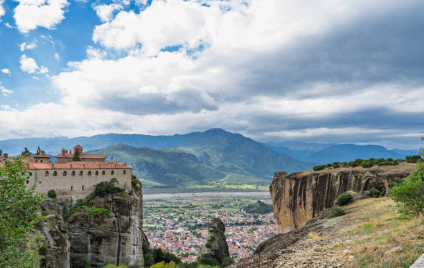 istock Meteora landscape in Greece 2182663728