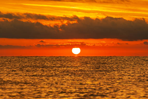 beautiful sunrise over the Aegean Sea