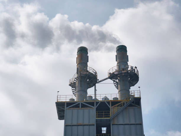 istock Chimneys of a thermal power plant 2182668395