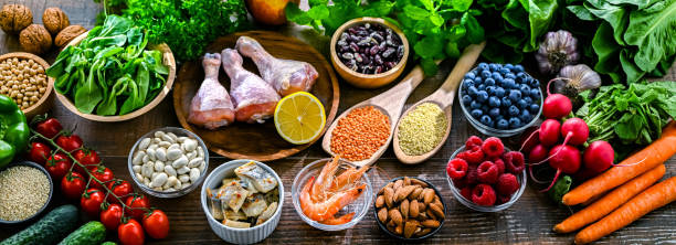 istock Food products representing the MIND diet 2182669359