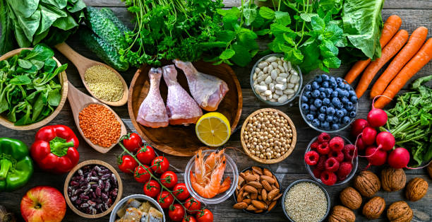 istock Food products representing the MIND diet 2182669453