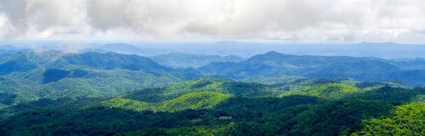 Along Blue Ridge Parkway: Thunder Hill Overlook, North Carolina