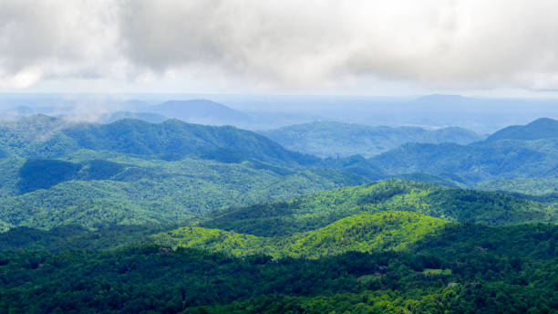 istock Along Blue Ridge Parkway: Thunder Hill Overlook, North Carolina 2182670990