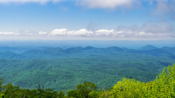 istock Along Blue Ridge Parkway: Wilson Creek Valley Overlook, North Carolina 2182671002