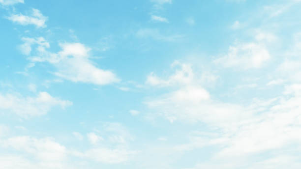 istock Blue sky with white fluffy cloud. Cumulus clouds background. 2182671147