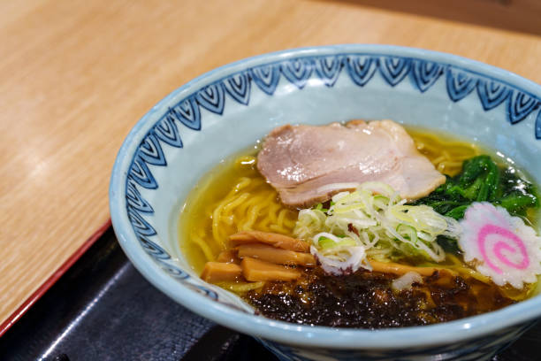 istock Freshly prepared salt ramen ingredients. 2182672930