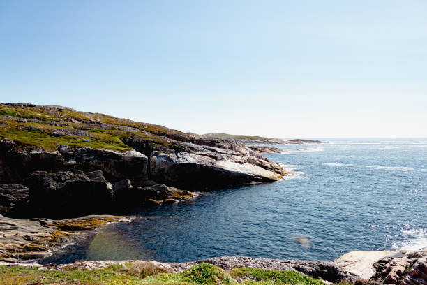 istock Serene Coastal Landscape with Rocky Cliffs and Blue Sea 2182676164
