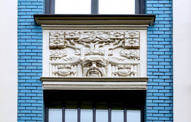 istock bizarre face with vegetal ornamentation 2182679794