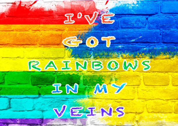 istock Colorful wall with rainbow colors 2182686358