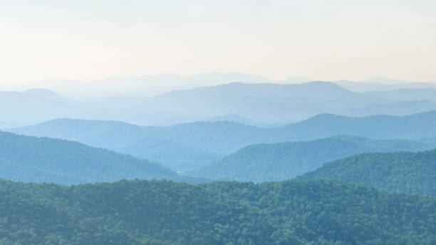 istock Along Blue Ridge Parkway: Big Ridge Overlook, North Carolina 2182686774