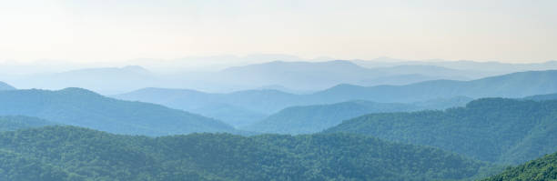 Along Blue Ridge Parkway: Big Ridge Overlook, North Carolina