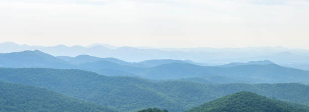 istock Along Blue Ridge Parkway: Mills River Valley Overlook, North Carolina 2182686835