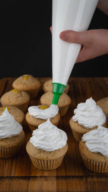 istock Muffins with Meringue Topping 2182691614