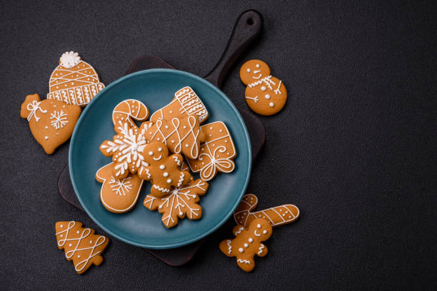 istock Delicious gingerbread cookies with honey, ginger and cinnamon 2182694448
