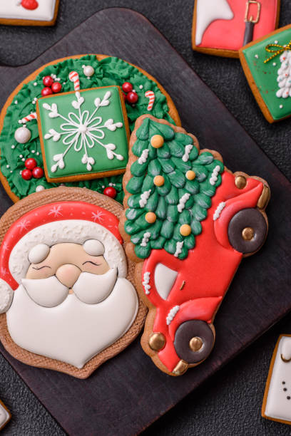 istock Delicious gingerbread cookies with honey, ginger and cinnamon 2182695597