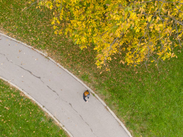 istock Woman taking a selfie outdoors in autumn 2182696340