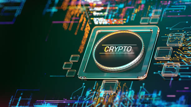 istock Abstract cryptocurrency coin on CPU . Crypto payments. Crypto Wallet. 2182708729