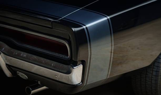 istock 1970 Black Muscle Car 2182711109
