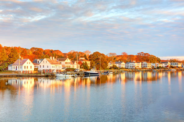 istock Autumn in Mystic, Connecticut 2182726532
