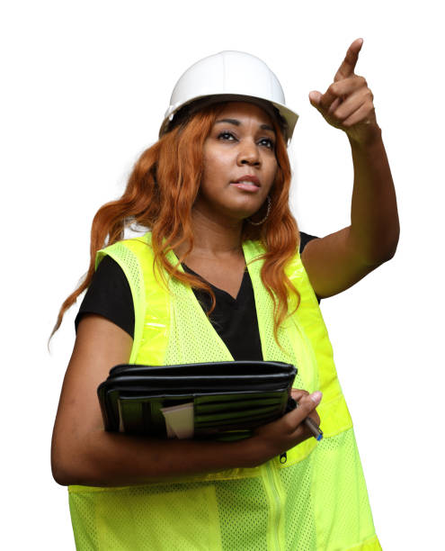 istock African American Younger Woman Points 2182726591