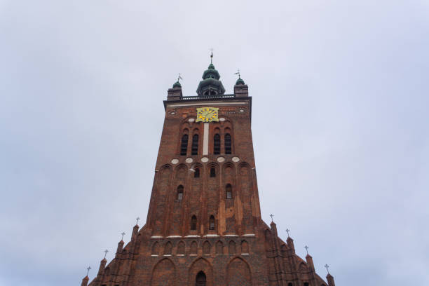St. Catherine's Church is the oldest church, with construction dating back to the 1220s. Gdansk, Poland - 3.11.2024.