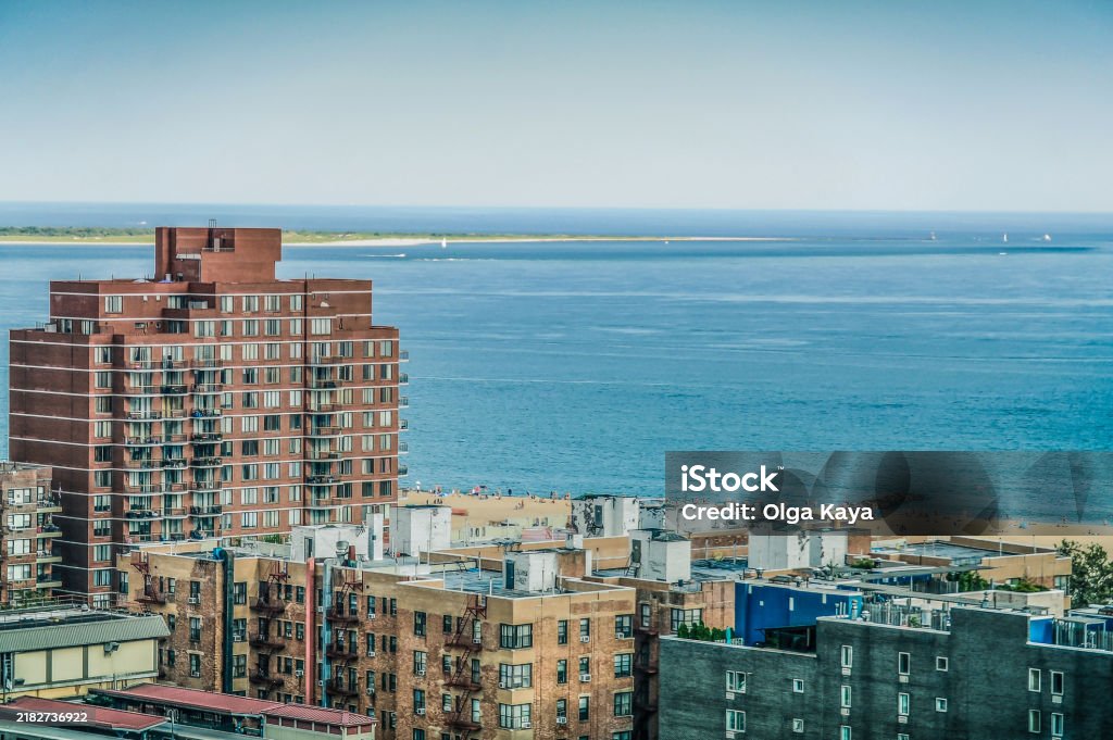 Brooklyn New York Stock Photo - Download Image Now - Aerial View