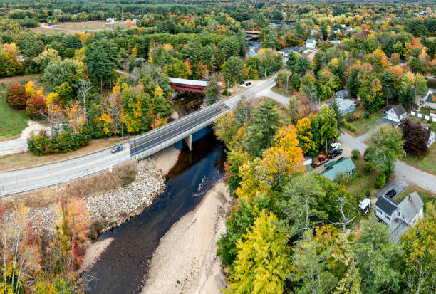 istock The Saco River Covered Bridge, Conway, New Hampshire, USA 2182742059